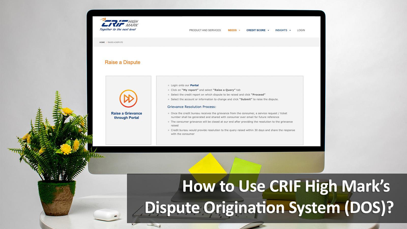CRIF Dispute Origination System (DOS)