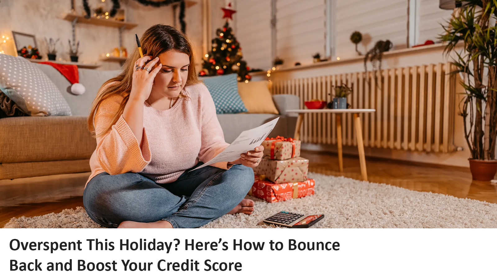How to boost credit score after holiday overspending