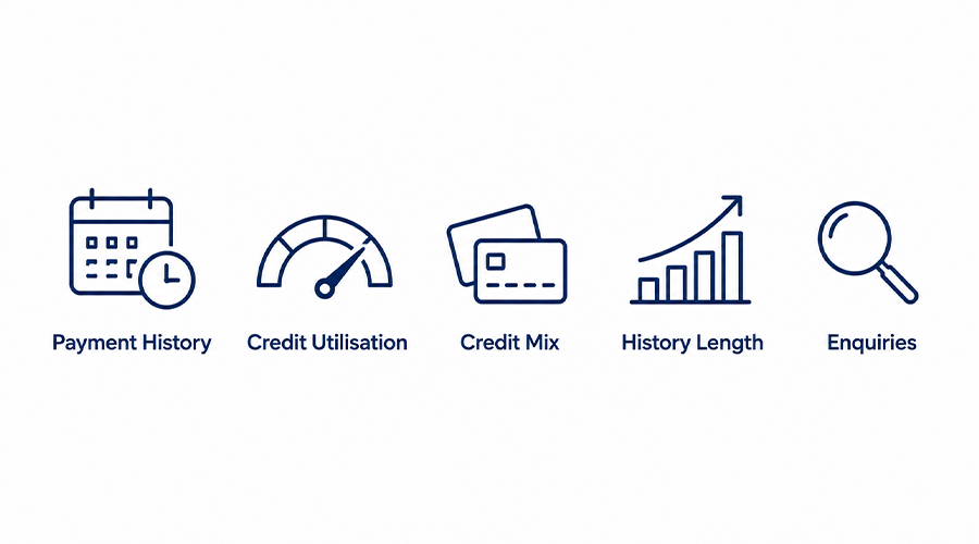 Factors that affect your credit score number