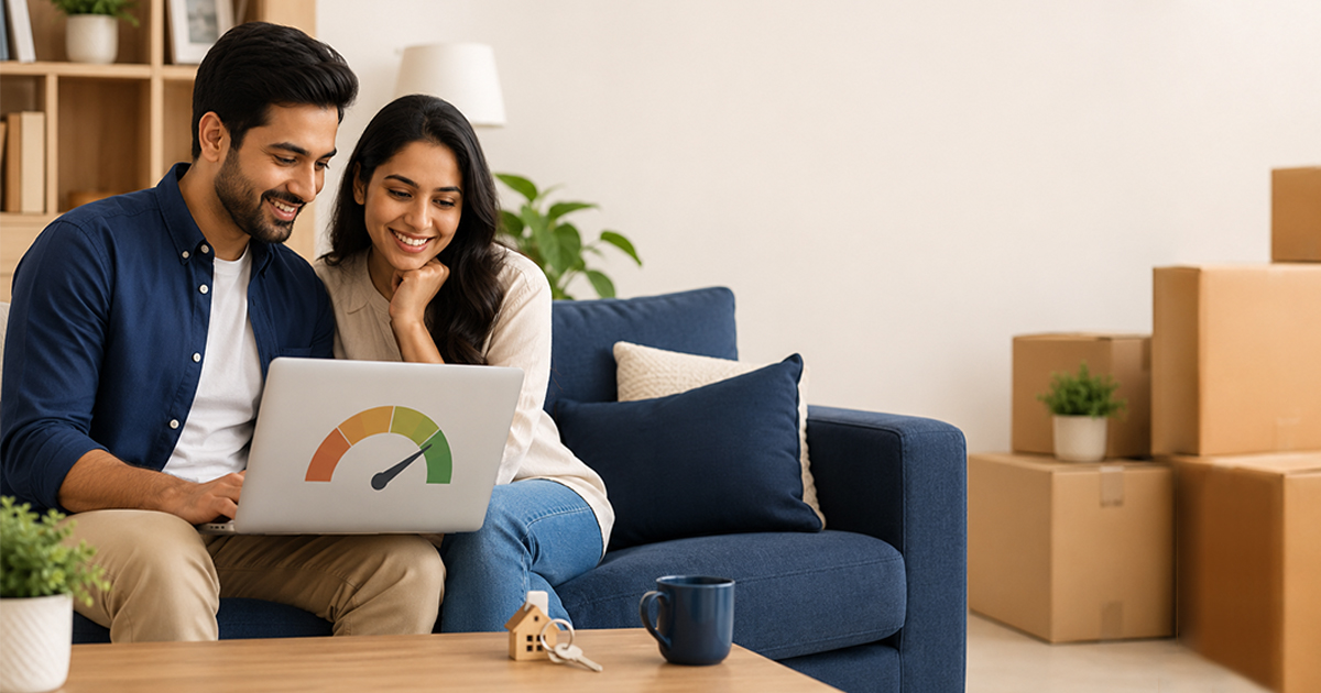 Credit score required for a home loan in India — what lenders check